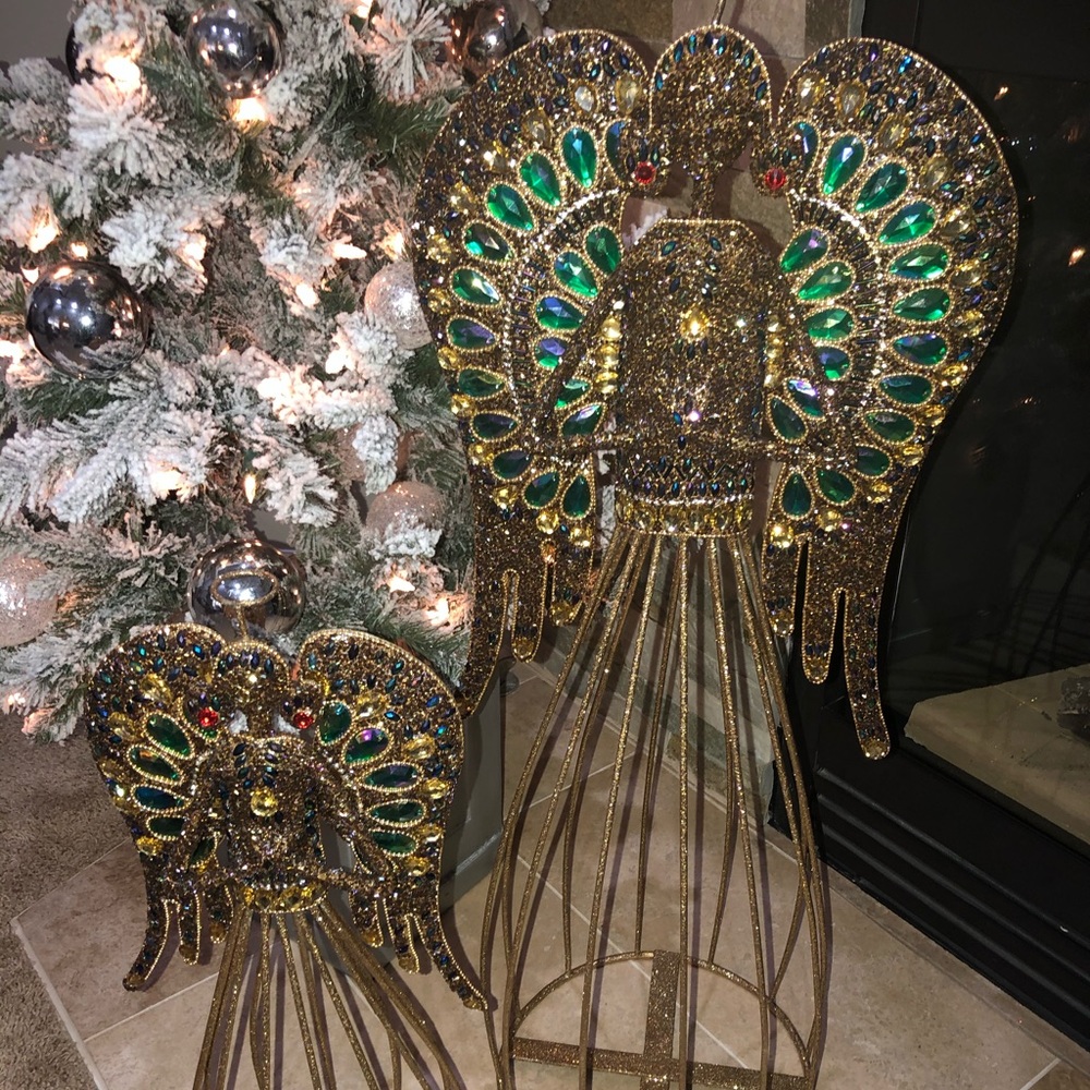 Pier One 24” and 30” Stone & Metallic Angels